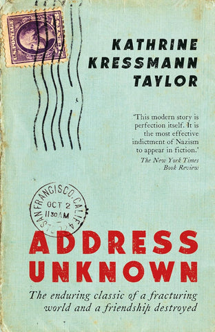 Address Unknown by Kathrine Kressmann Taylor