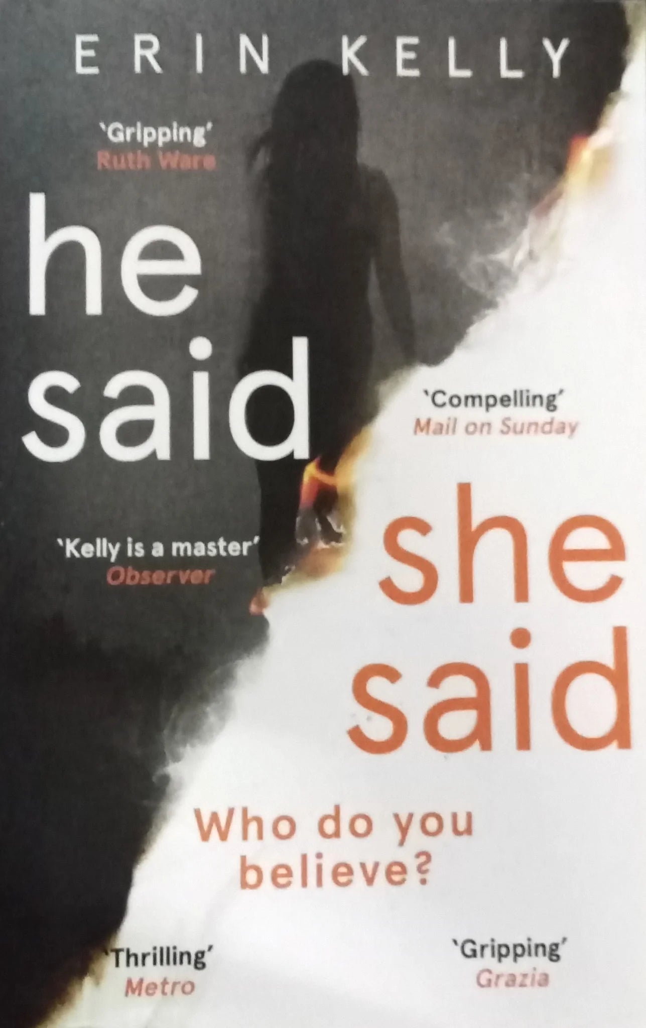 He Said She Said by Erin Kelly
