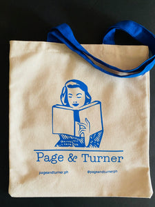 Tote Bag with Blue Logo